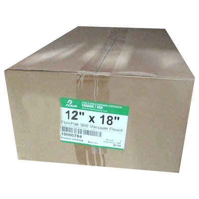 Chamber Vacuum Bags - 12" x 18" (3 Mil)