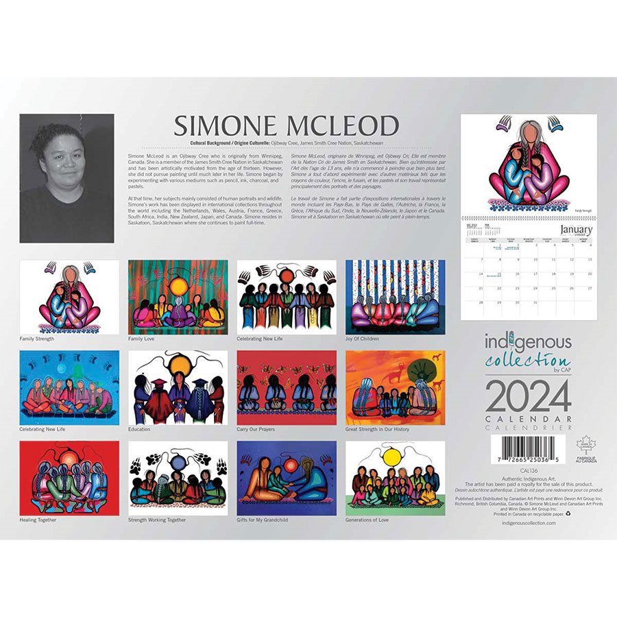 2024 Calendar Simone Mcleod